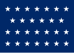 Thumbnail for File:US Naval Jack 27 stars.svg