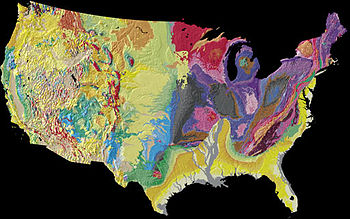 גאוגרפיה של ארצות הברית: שטח, מאפיינים כלליים, מבנה פיזי