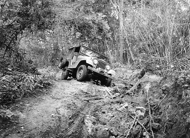 File:VA066352 Photograph Laos road to village.jpg