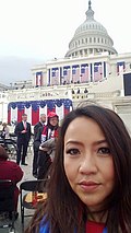 VOA reporter Patsy Widakuswara at Donald Trump 2017 inaugration 16105561.jpg
