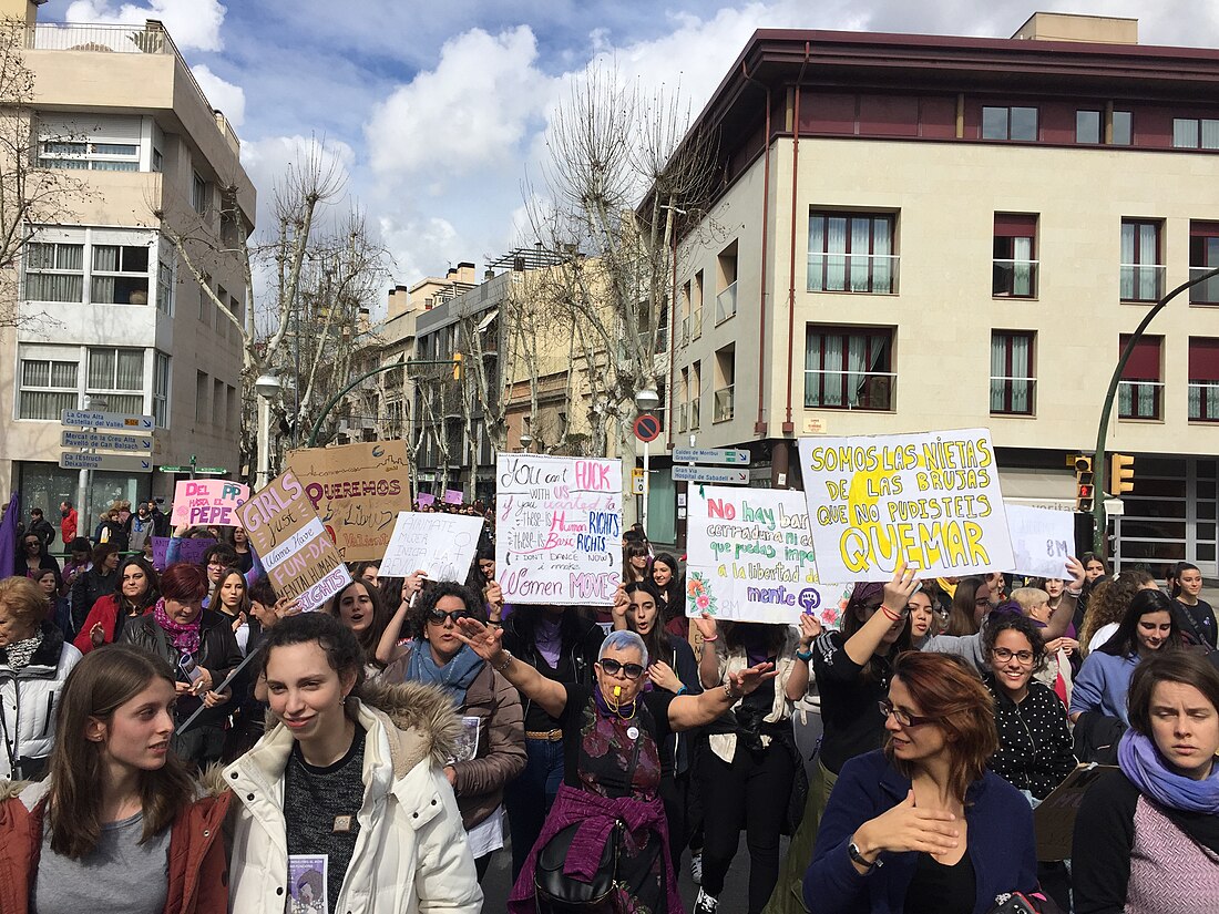 Vaga feminista del 8 de març de 2018