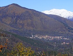 Skyline of Vallo Torinese