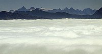 Charande: Blick zum Massif des Écrins