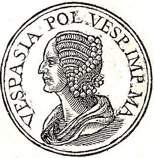 Vespasia Polla mother of the Roman emperor Vespasian