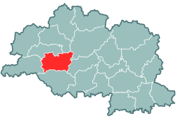 Location of Hlibokajes rajons