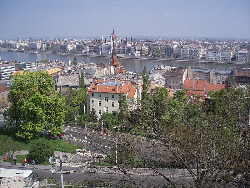 File:View from Castle Hill toward Parliament Building, Budapest 2010 - panoramio - Zdvihak.jpg
