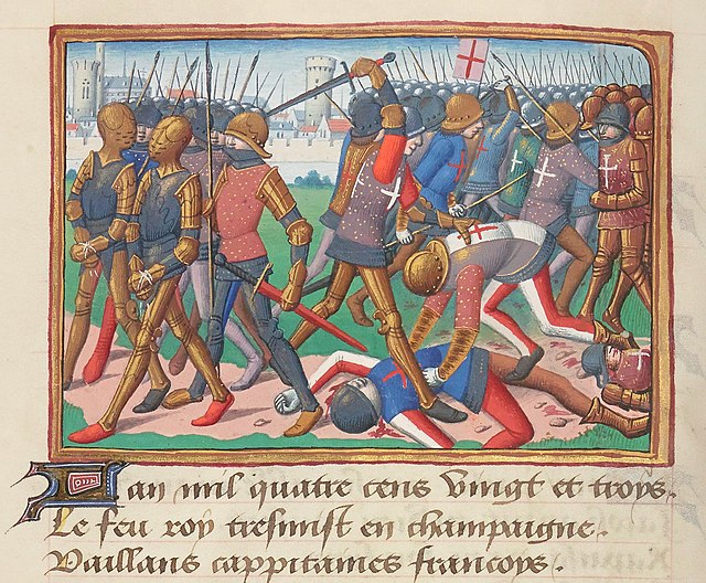 The Battle of Cravant in 1423, where Buchan was defeated and captured.