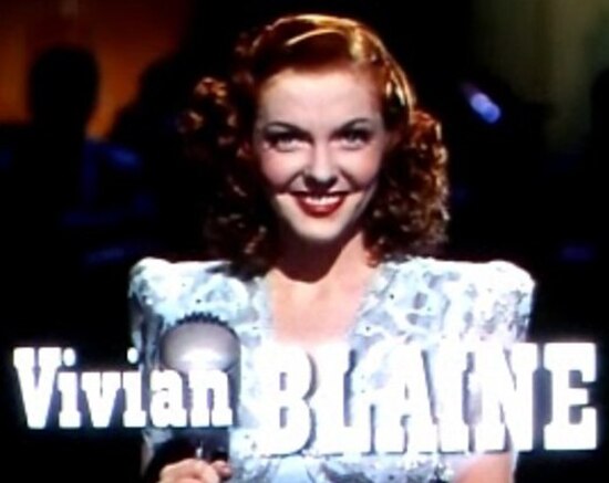 Screenshot of Vivian Blaine from the trailer for State Fair (1945)