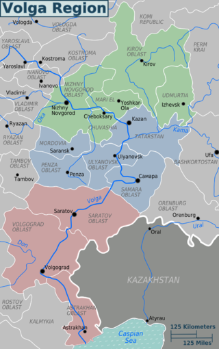 <span class="mw-page-title-main">Volga region</span> Historical region in Russia