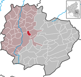 Würzweiler - Carte
