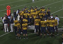 Cal on the sidelines. Washington State at Cal.JPG