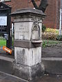 Water fountain at St. Botolph's Church, Bishopsgate, EC2 - geograph.org.uk - 1115901.jpg