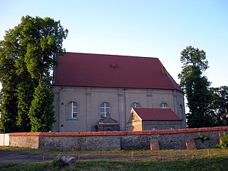 Wąwelno Village in Kuyavian-Pomeranian, Poland