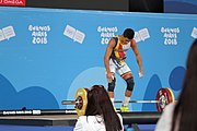 Deutsch: Gewichtheben bei den Olympischen Jugendspielen 2018; Tag 2, 10. Oktober 2018; Jungen 62 kg English: Weightlifting at the 2018 Summer Youth Olympics at 8 October 2018 – Boys' 62 kg