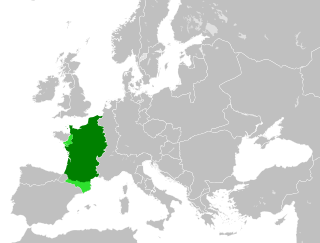 <span class="mw-page-title-main">West Francia</span> State in Western Europe from 843 to 987; predecessor to the Kingdom of France