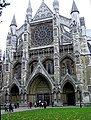 Entrada norte de la Abadía de Westminster