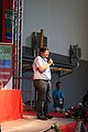 Hackathon opening at Wikimania 2016 in Esino Lario.