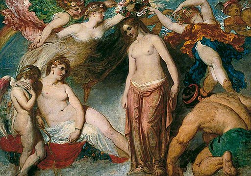 William Etty - Pandora Crowned by the Seasons, 1823-1824