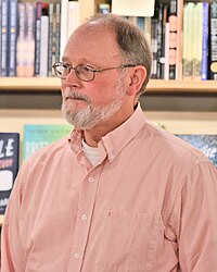 Krueger at a book signing in Saint Paul, Minnesota