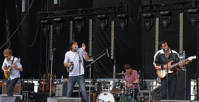 Young the Giant performing at Sasquatch 2011