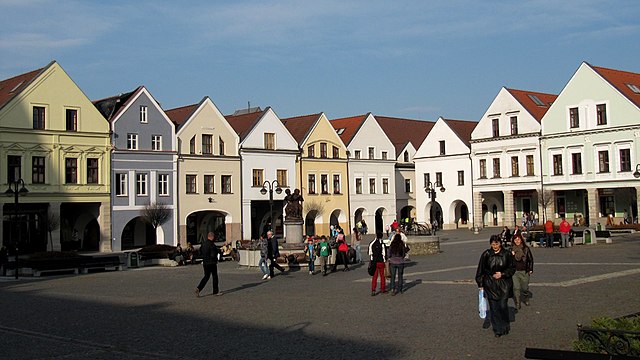 Mariánske námestie with burgher houses
