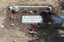 Grave of actor Carl "Alfalfa" Switzer "Alfalfa" grave.jpg