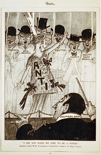 File:"I did not raise my girl to be a voter." Sopronao solo with vociferous supporting chorus of male voices LCCN2002720392.jpg