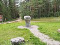 Läti läänepoolseimat punkti tähistav kivi