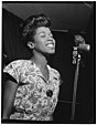 Sarah Vaughan, Fotografie von William P. Gottlieb, 1946