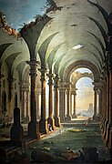 Perspective of ancient thermal baths - Antonio Joli - Gallerie Accademia