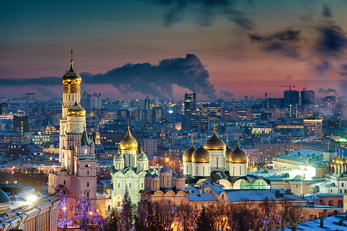 Annunciation Cathedral in Moscow Photograph: Evgenia Karmanova Licensing: CC-BY-SA-3.0