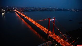 <span class="mw-page-title-main">Yingwuzhou Yangtze River Bridge</span> Bridge in Hubei, China