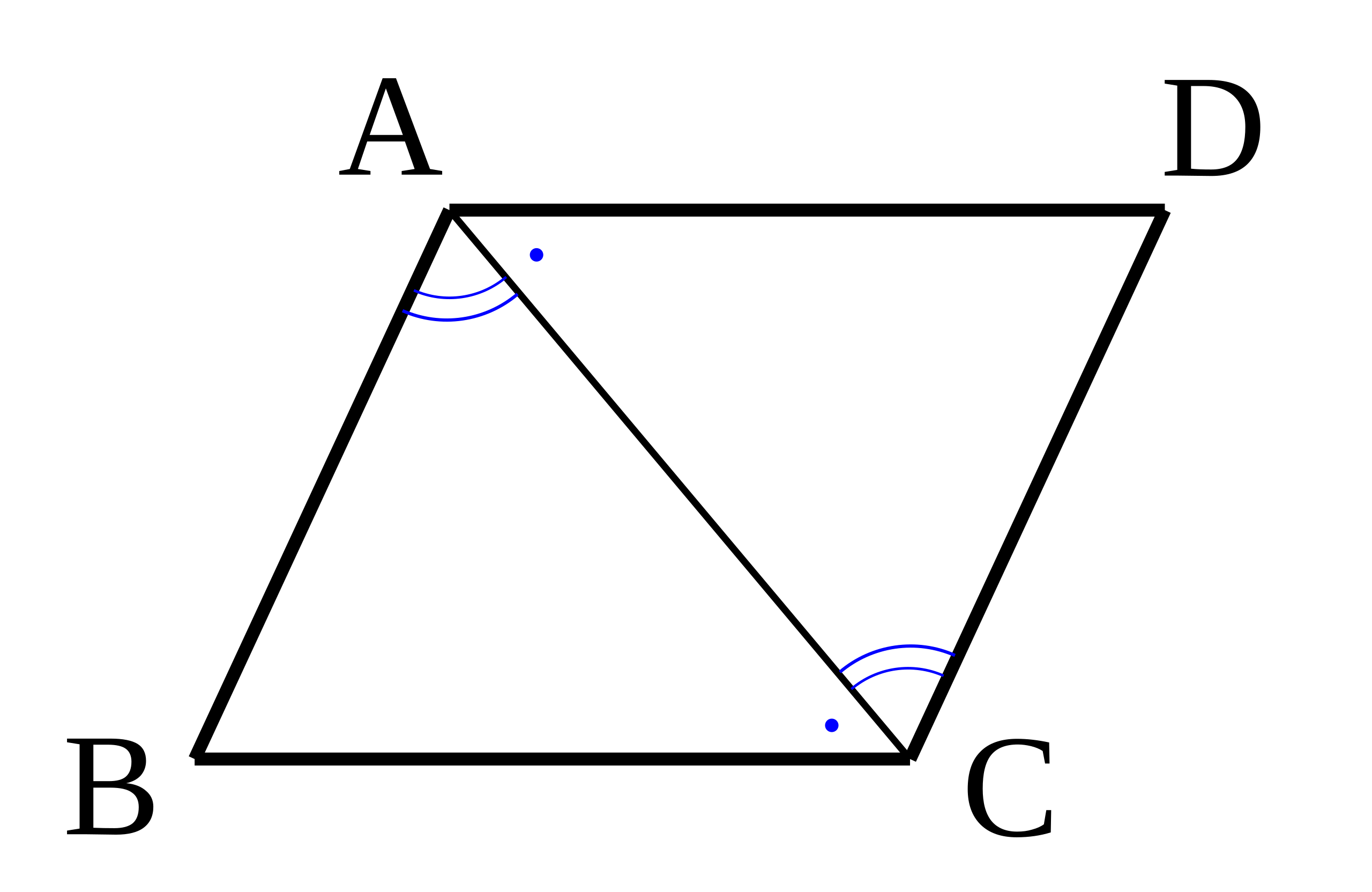 ファイル 平行四辺形の対辺どうしの長さは等しいことの証明の図 Svg Wikibooks