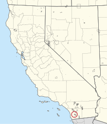 Location of Barona Reservation