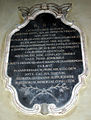 Lapide del 1762 / 1762 plaque.