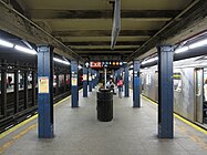 14th Street/Sixth Avenue, New York: Typische Tunnelstation der Subway