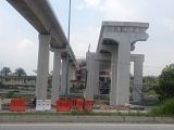 Putra Heights LRT station & line stabling for Kelana Jaya Line