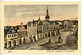 17628-Brüx-1914-Marktplatz Anfang 18. Jahrhundert-Brück & Sohn Kunstverlag.jpg