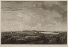 Dorchester looking north toward Boston, c. 1781