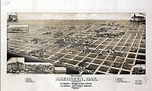 1883 illustration of Aberdeen