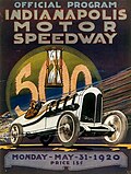 Thumbnail for 1920 Indianapolis 500