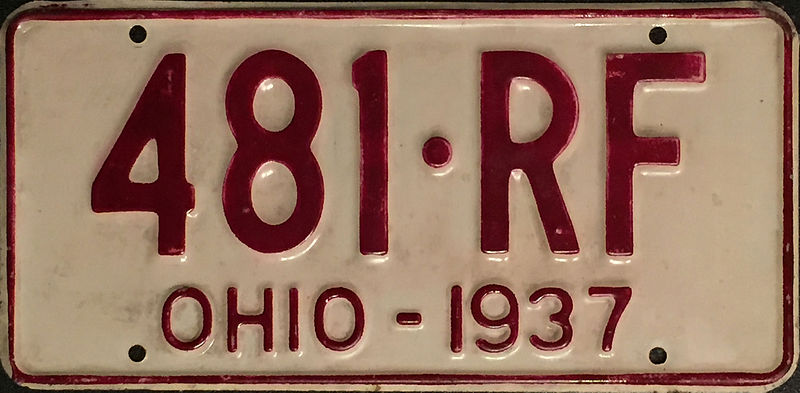 File:1937 Ohio license plate.JPG