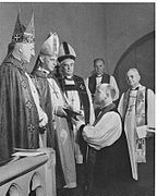 Consecration of William Evan Sanders as Episcopal Bishop Coadjutor of Tennessee, 1962.