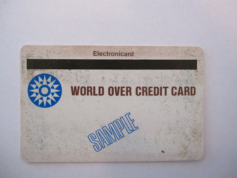 File:2. Front of first mag striped encoded plastic card.JPG
