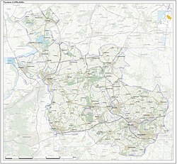 Peta topografi provinsi Overijssel