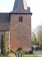 Turm von Norden: Mauer­ver­werfungen durch Umbauten