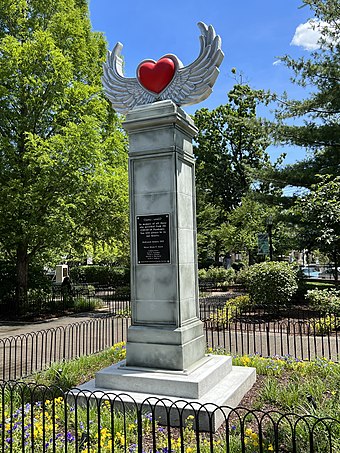 The city's COVID-19 pandemic memorial