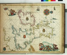 "A chart of ye narrow seas," 1675 A chart of ye narrow seas newly corrected RMG F8061.tiff