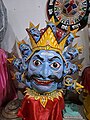 File:A mask at majuli Chamaguri Satra ofthe Ravana, the evil king og theRepic Ramayana.jpg