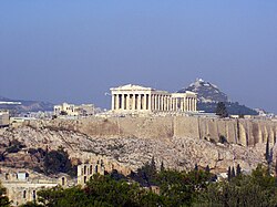 Ateenan Akropolis.
